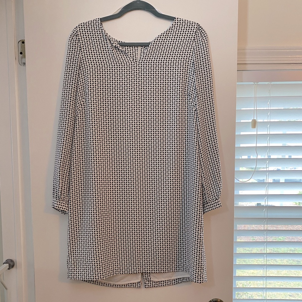 Long Sleeve straight line dress